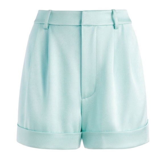 Alice + Olivia pleated Conroy tailored shorts - Picture 1 of 6